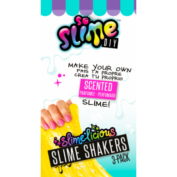 Фото - Фабрика слаймів Canal Toys Slimelicious "Твой гламурный Лизун с ароматом - Лакомство", 3 в наборе (SSC076)