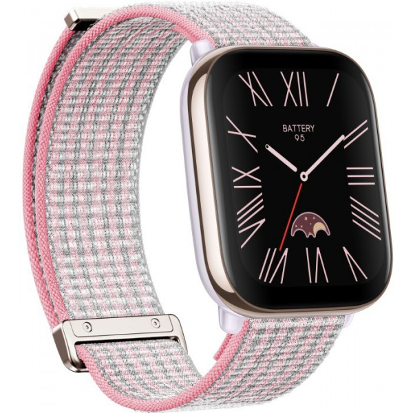 Фото - Ремінець для смарт-годинника Amazfit 20mm Nylon Medium Universal Pink (S240DNTY1N)