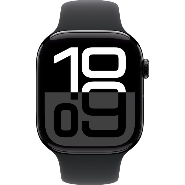 Фото - Ремешок для смарт-часов Apple 46mm Black Sport Band - S/M (MXM23ZM/A)