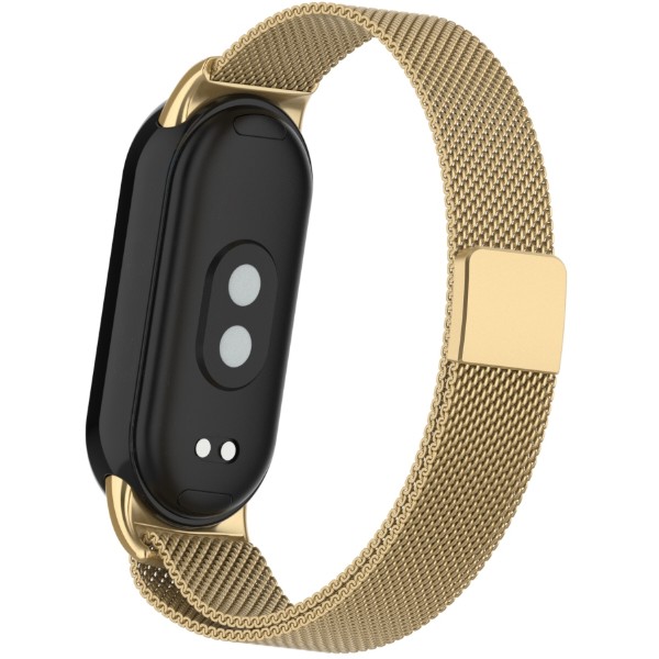 Фото - Ремешок для фитнес-браслета Armorstandart Milanese Magnetic Band for Xiaomi Mi Band 9/8 Gold (ARM69919)