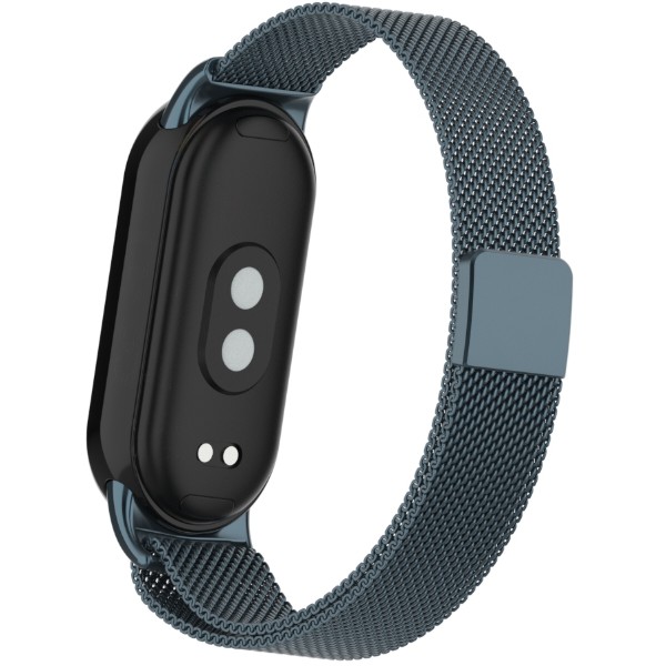 Фото - Ремешок для фитнес-браслета Armorstandart Milanese Magnetic Band for Xiaomi Mi Band 9/8 Titanium Grey (ARM69918)