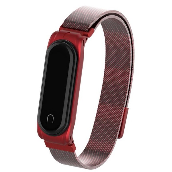 Фото - Ремешок для фитнес-браслета Armorstandart Xiaomi Mi Band 4/3 Red (ARM55032)