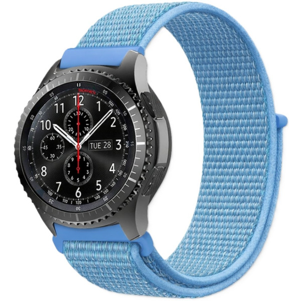 Фото - Ремінець для смарт-годинника BeCover Nylon Style for Honor MagicWatch 2 / Huawei Watch 3 Pro Classic 46mm Aqua Blue (715003)
