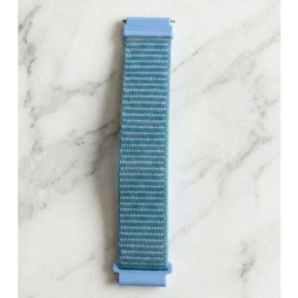 Фото - Ремешок для смарт-часов BeCover Nylon Style for Xiaomi iMi KW66/Mi Watch Color/Haylou LS01/Watch S1 Active Aqua Blue (715004)