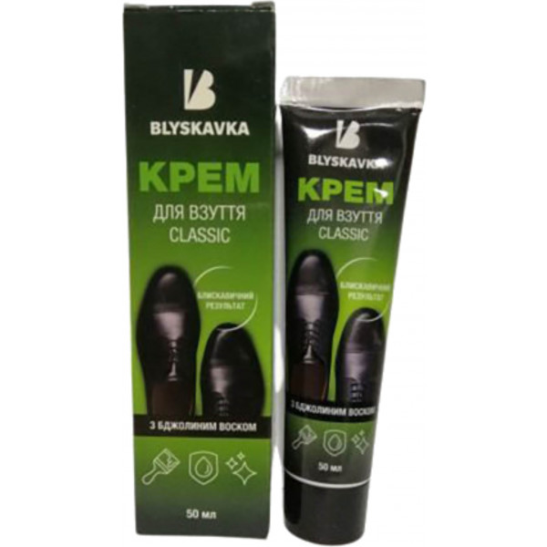 Фото - Крем-туба BLYSKAVKA 50 мл черный (4820055140300)