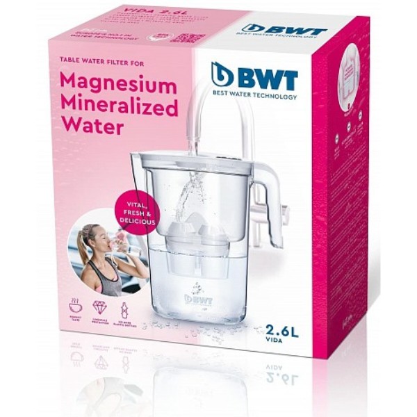 Фото - Фильтр-кувшин BWT Vida electronic pink 2,6л