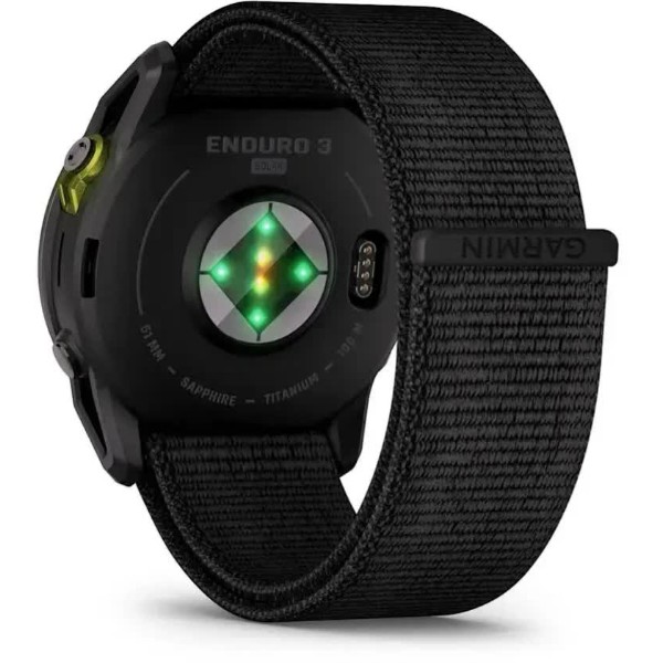 Фото - Смарт-годинник Garmin Enduro 3, Crbn Gry DLC Ti w/Blk Sport Loop Band (010-02751-01)