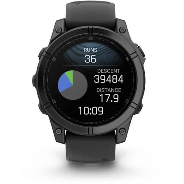 Фото - Смарт-часы Garmin fenix E Slate Gray Steel/Black (010-03025-01)
