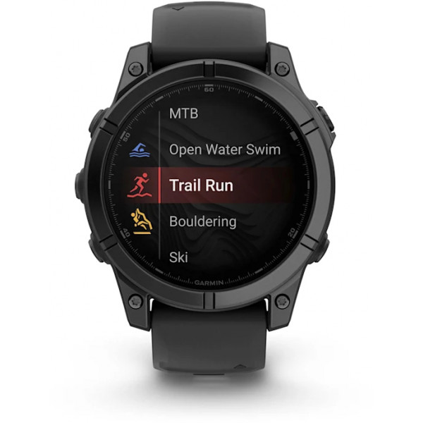 Фото - Смарт-часы Garmin fenix E Slate Gray Steel/Black (010-03025-01)