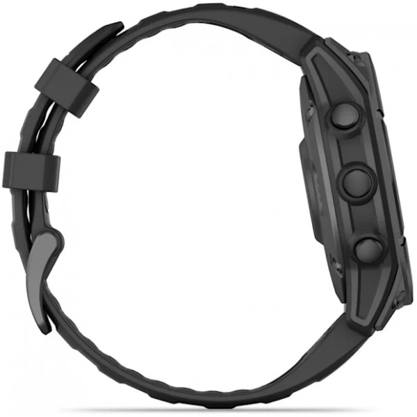 Фото - Смарт-часы Garmin fenix E Slate Gray Steel/Black (010-03025-01)