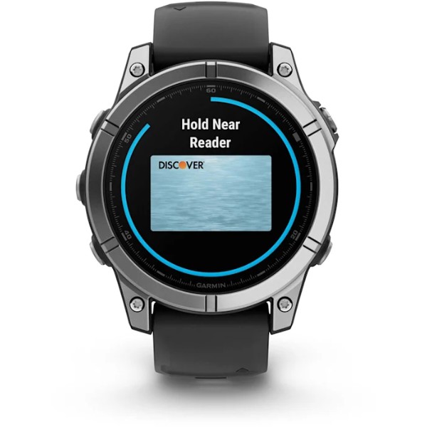 Фото - Смарт-часы Garmin fenix E Stainless Steel/Black (010-03025-00)