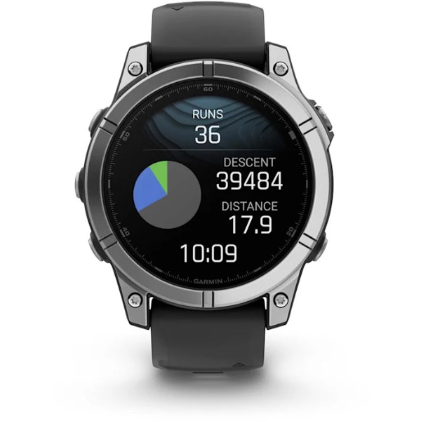 Фото - Смарт-часы Garmin fenix E Stainless Steel/Black (010-03025-00)