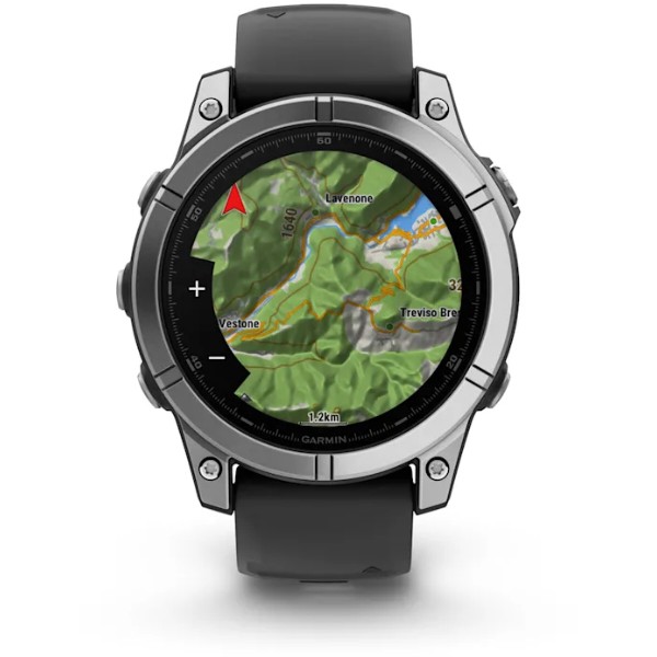 Фото - Смарт-часы Garmin fenix E Stainless Steel/Black (010-03025-00)