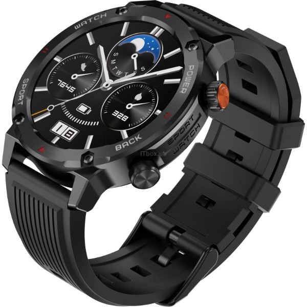 Фото - Смарт-годинник iMiki D2 Black Silicone Strap