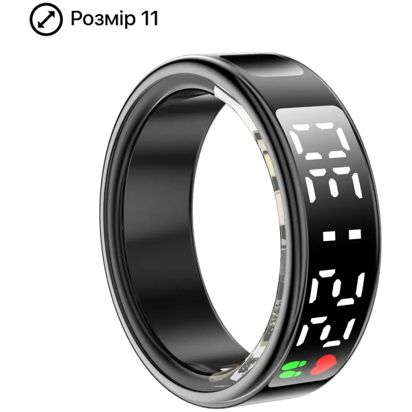 Фото - Смарт-кольцо INSPIRE Black Размер 11 (HSR08-11-black)