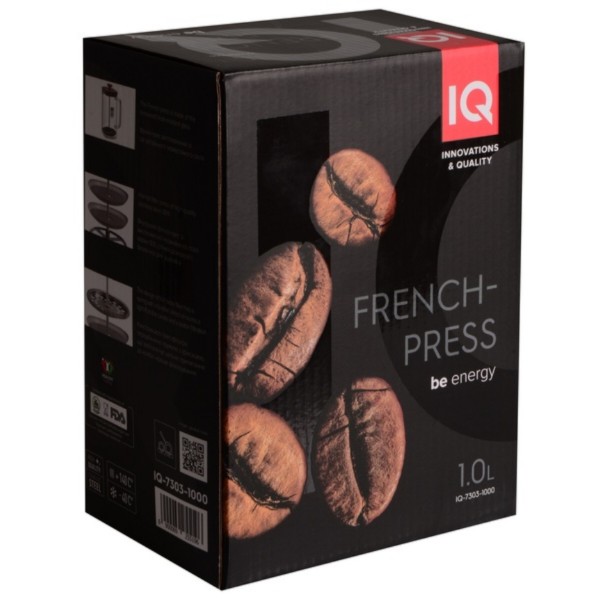 Фото - Френч-пресс IQ Be energy 1 л (IQ-7303-1000)