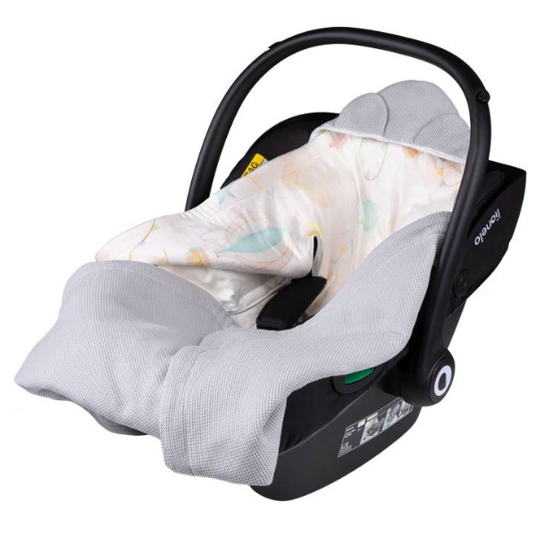 Фото - Плед-конверт детский Lionelo Travel Swaddle Blanket Grey Balloon