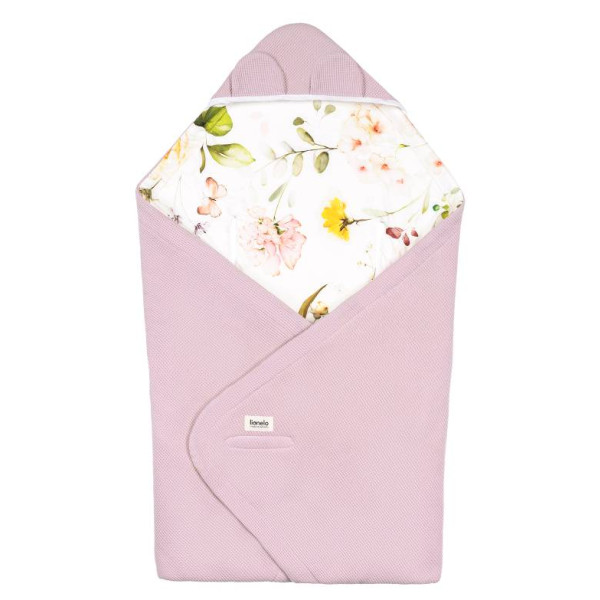 Фото - Плед - конверт дитячий Lionelo Travel Swaddle Blanket Pink Flower Фото - Плед - конверт дитячий Lionelo Travel Swaddle Blanket Pink Flower