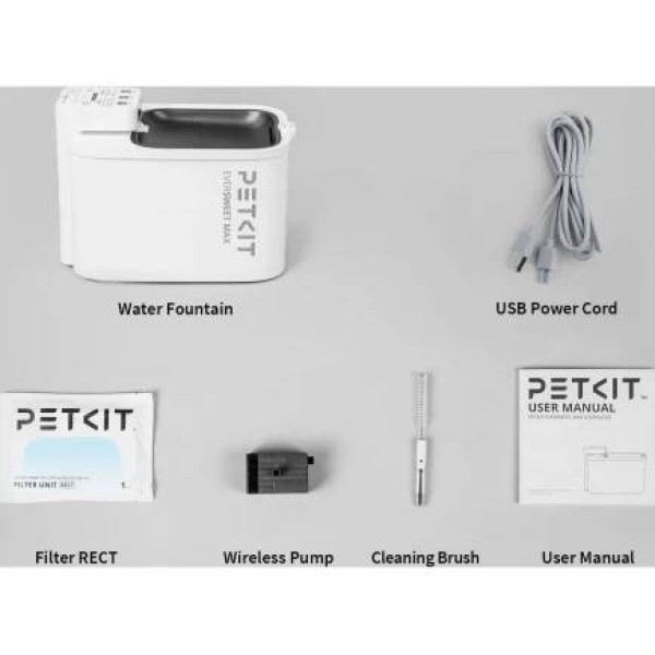 Фото - Смарт-поїлка для тварин PETKIT Eversweet MAX 2 White (P4116 UVC)