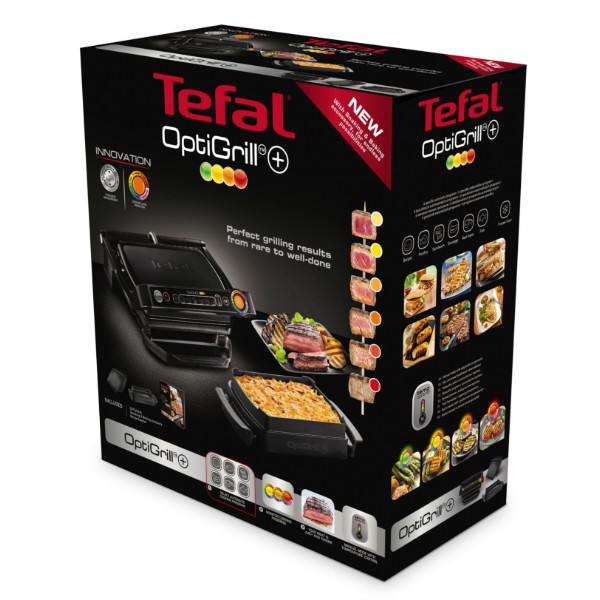 Фото - Гриль-барбекю электрический Tefal GC714834 OptiGrill +