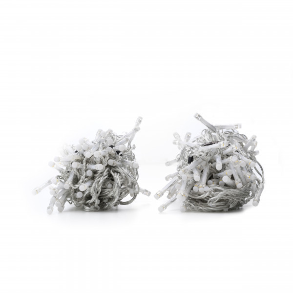 Фото - Гірлянда-штора Twinkly Smart LED Icicle RGBW 190, BT + WiFi, Gen II, IP44, прозорий (TWI190SPP-TEU)