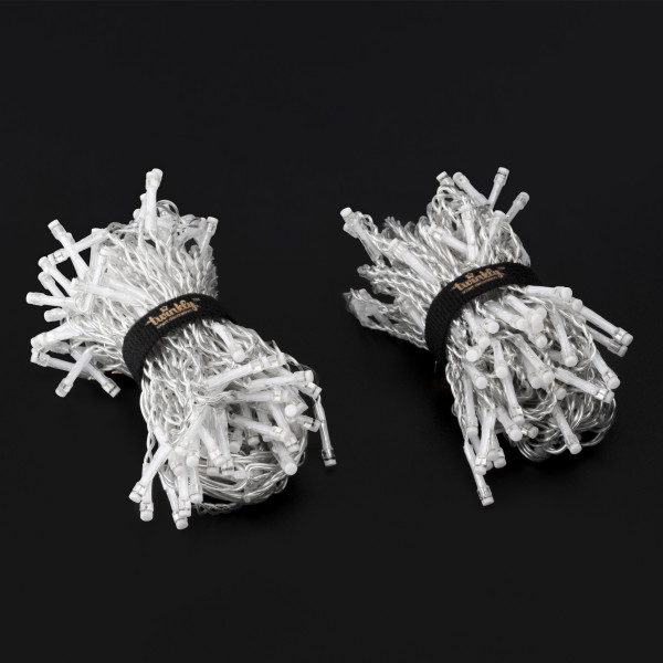 Фото - Гірлянда-штора Twinkly Smart LED Icicle RGBW 190, BT + WiFi, Gen II, IP44, прозорий (TWI190SPP-TEU)