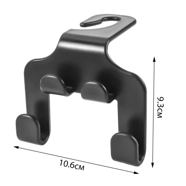 Фото - Крючок-держатель автомобильный UFT на подголовник 2 шт. (UFTcarhook3)