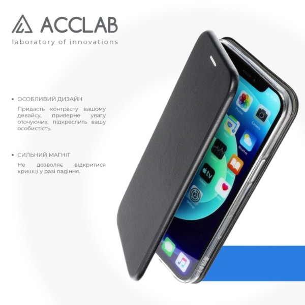 Фото - Чохол для смартфону ACCLAB Elegance for Xiaomi Redmi Note 11T Black (1283126556852)