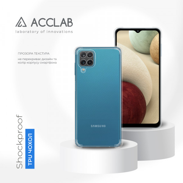 Фото - Чохол для смартфону ACCLAB Shockproof for Samsung Galaxy A12 (1283126553813)