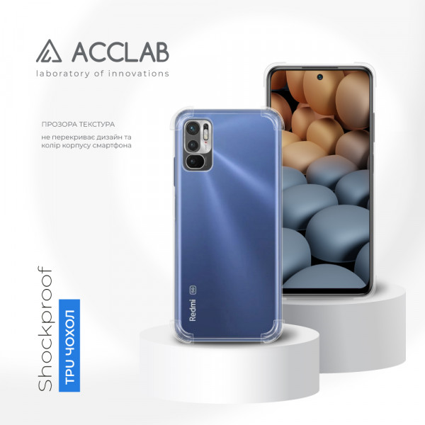 Фото - Чохол для смартфону ACCLAB Shockproof for Xiaomi Redmi Note 10 5G (1283126554131)