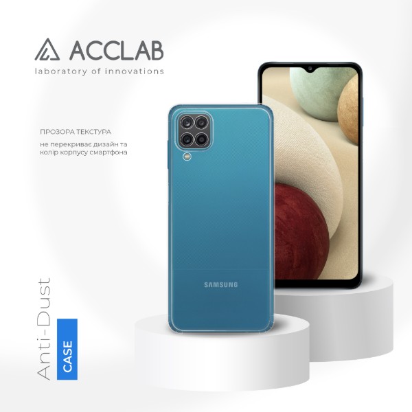 Фото - Чохол для смартфону ACCLAB Anti Dust for Samsung Galaxy A12 (1283126553189)