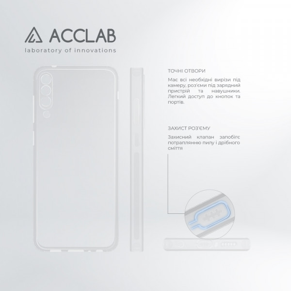 Фото - Чохол для смартфону ACCLAB Anti Dust for Samsung Galaxy A50 (1283126553271)
