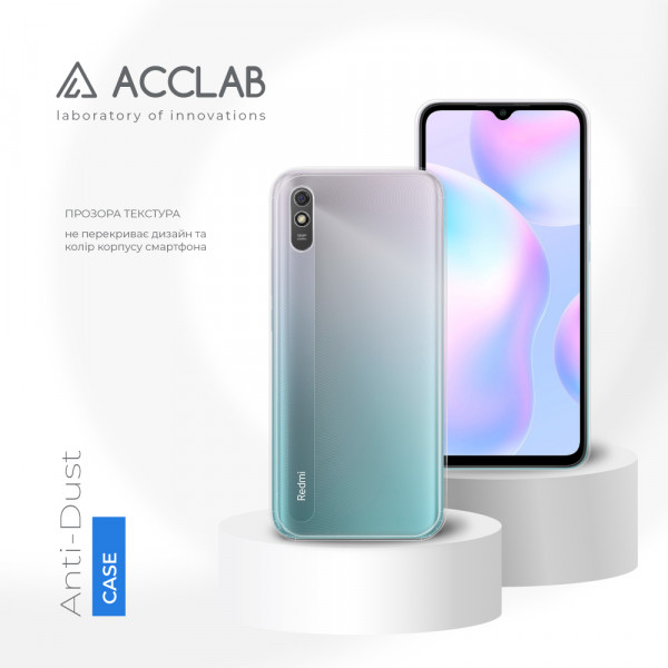 Фото - Чохол для смартфону ACCLAB Anti Dust for Xiaomi Redmi 9A (1283126553530)