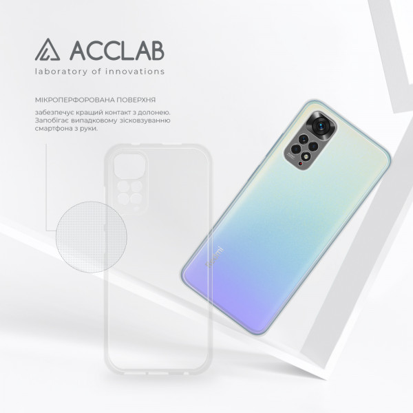 Фото - Чохол для смартфону ACCLAB TPU for Xiaomi Redmi Note 11 4G (1283126553042)