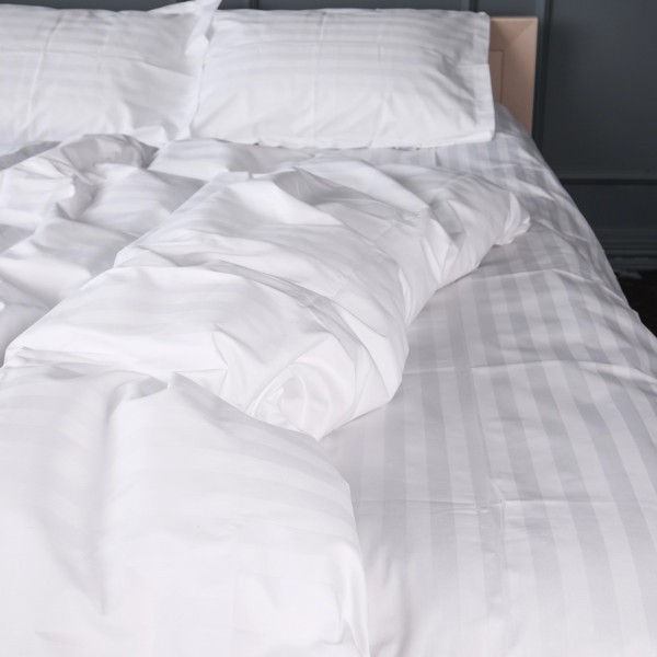 Фото - Комплект постельного белья детский MirSon Satin Stripe 30-0001 White 110х140 (2200005245620) Фото - Комплект постельного белья детский MirSon Satin Stripe 30-0001 White 110х140 (2200005245620)