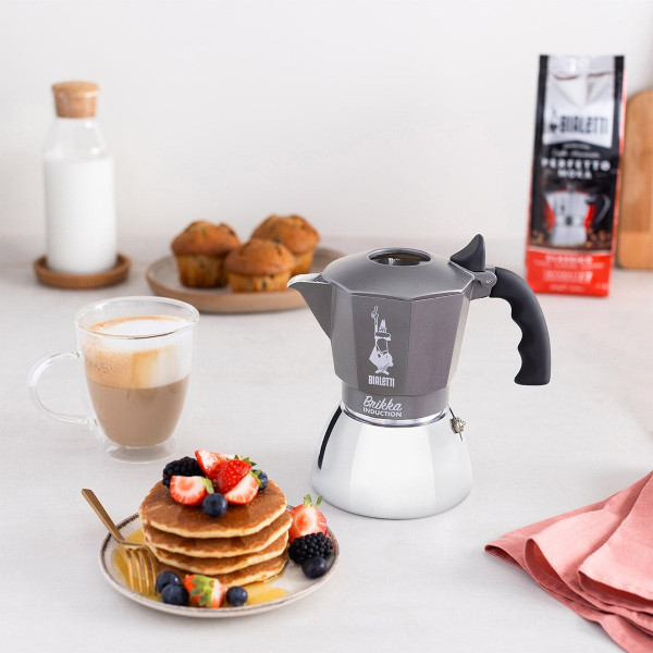 Фото - Кавоварка гейзерна Bialetti Brikka на 4 чашки (0007328)