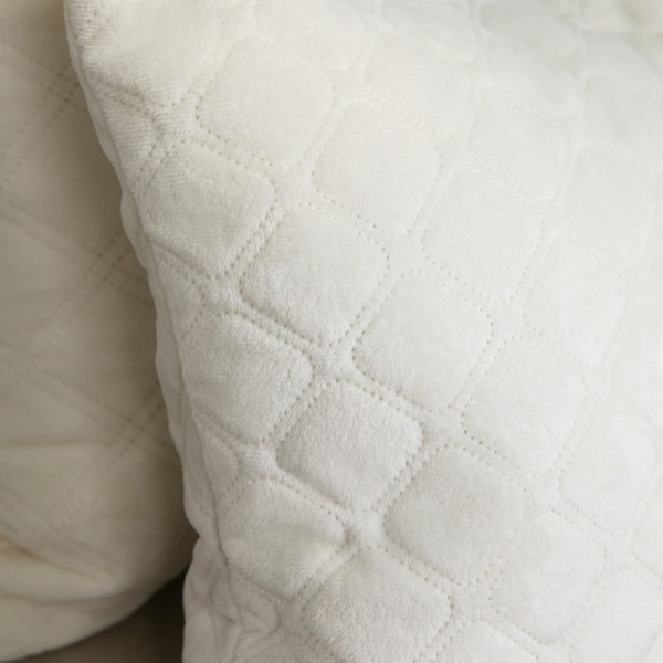 Фото - Подушка декоративна ТЕП Velure 50x70 см 410 Молочний (3-00435_10054)