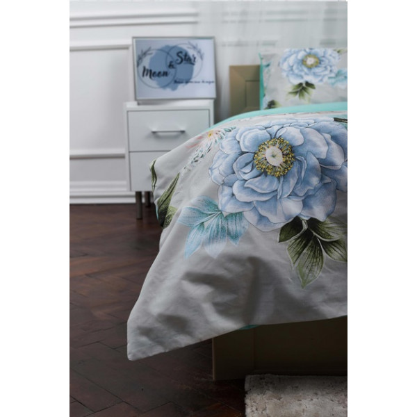 Фото - Комплект постільної білизни Moon&Star 160х220 Roses Green Ranforce Elite (MS-820000256)