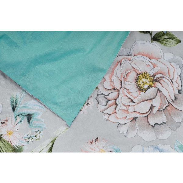 Фото - Комплект постільної білизни Moon&Star 160х220 Roses Green Ranforce Elite (MS-820000256)