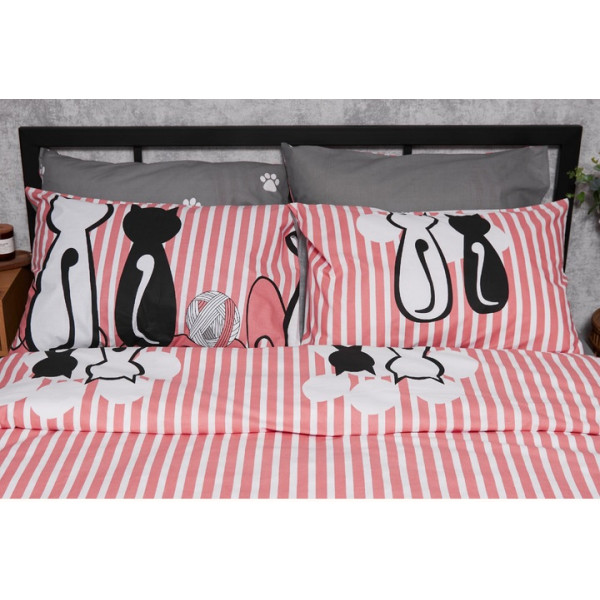 Фото - Комплект постільної білизни Moon&Star Бязь Gold Люкс Cat 175х210 (MS-820003227)