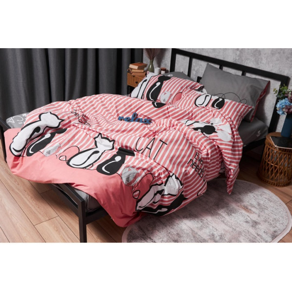 Фото - Комплект постільної білизни Moon&Star Бязь Gold Люкс Cat 175х210 (MS-820003227)