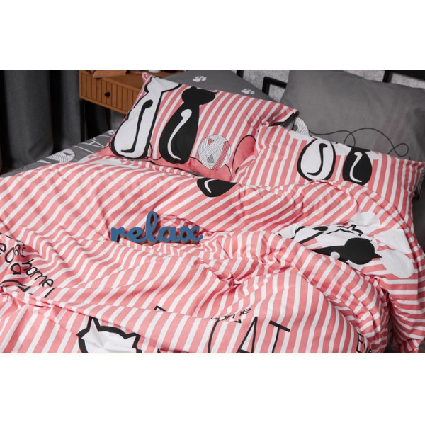 Фото - Комплект постільної білизни Moon&Star Бязь Gold Люкс Cat 175х210 (MS-820003227)