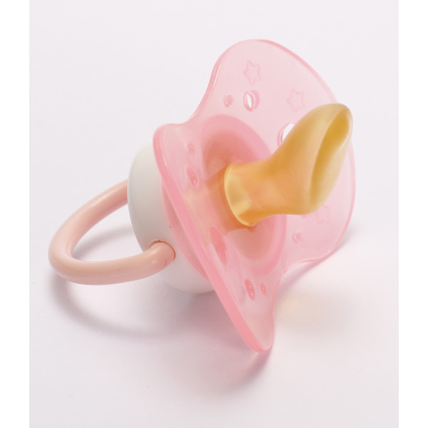 Фото - Ортодонтична пустушка Lindo рожевий (Pk012/0-6рож)