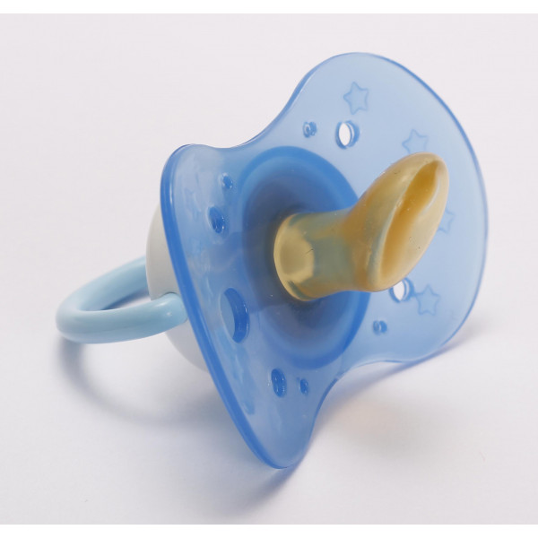 Фото - Ортодонтична пустушка Lindo блакитний (Pk012/0-6гол)