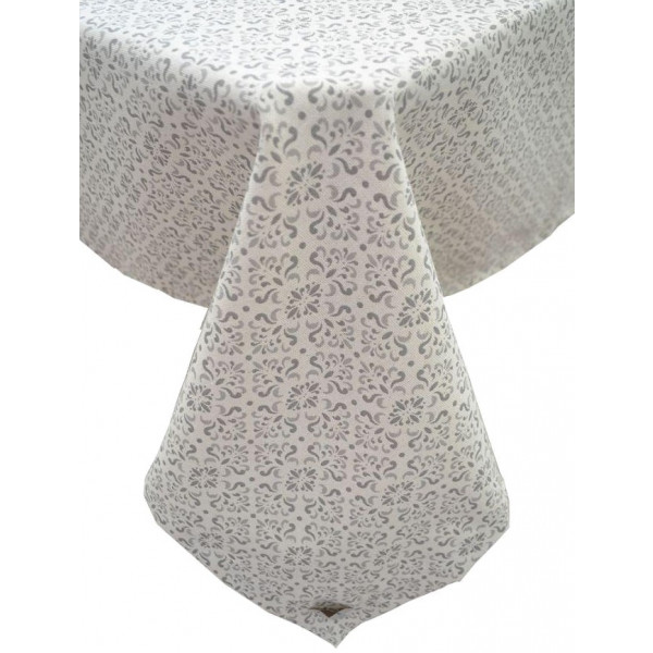 Фото - Скатерть прямоугольная Прованс 132х180 "Bella" Серый витраж (013622) Фото - Скатерть прямоугольная Прованс 132х180 "Bella" Серый витраж (013622)