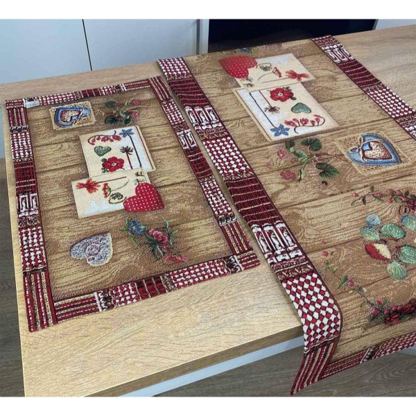 Фото - Салфетка для сервировки Прованс Wooden 30х50 см (024553)