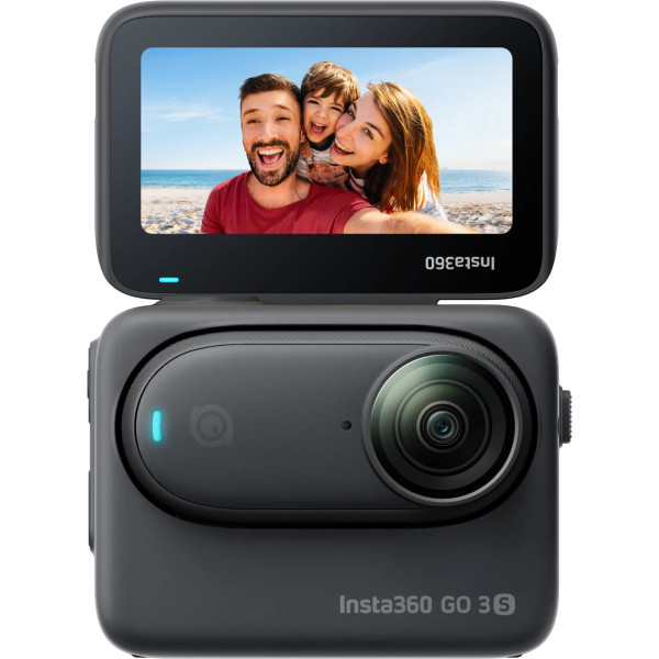 Фото - Екшн-камера Insta360 GO 3S Standard Edition Midnight Black 64GB (CINSAATAGO3S14)