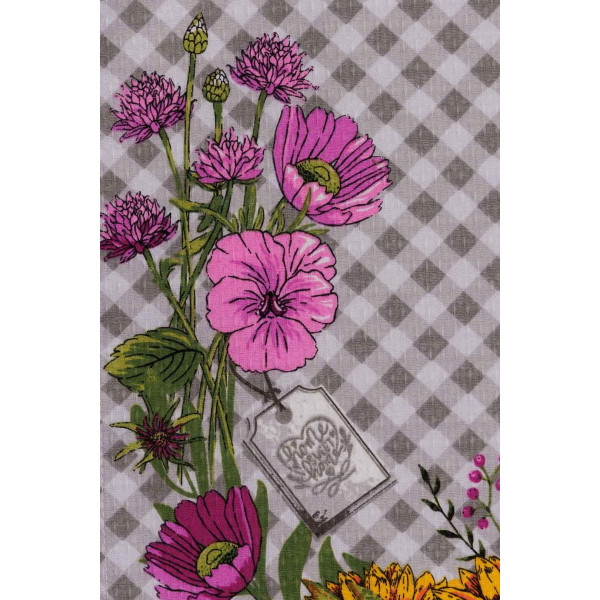 Фото - Рушник кухонний Прованс вафельний Сонячний віночок 34x58 см (044949)