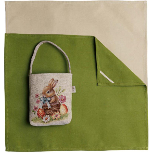 Фото - Набор полотенец Прованс Гоболеновый в сумочке Соцветие 2 ед. 40х50 см (045097)