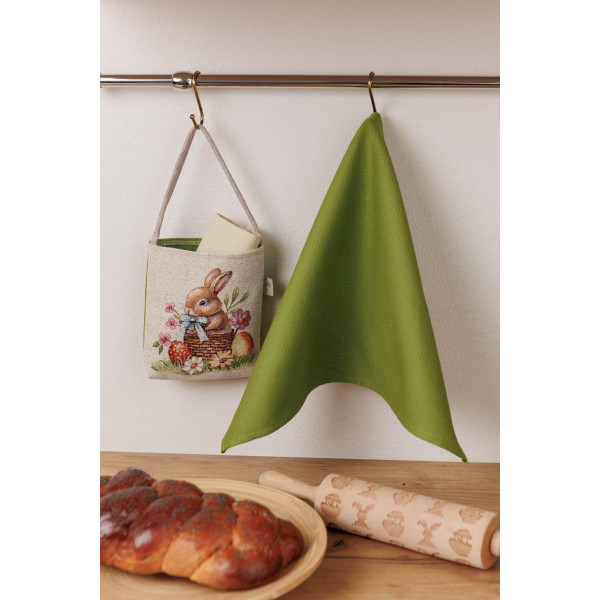 Фото - Набор полотенец Прованс Гоболеновый в сумочке Соцветие 2 ед. 40х50 см (045097)